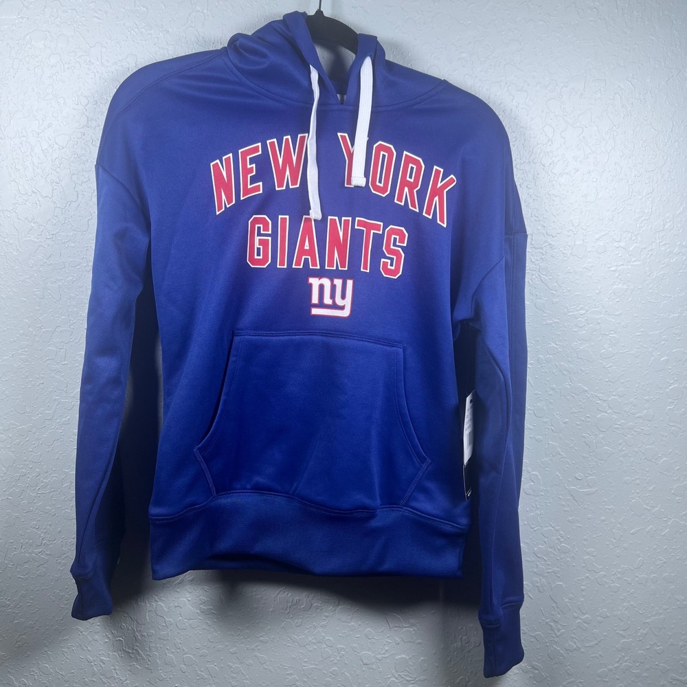 NFL Team Apparel New York Giants Hoodie Womens NFL Fan Gear Small Blue 6J600285
